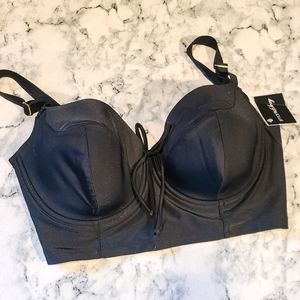Long Line Bathingsuit Bra Top